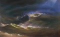 Ivan Aivazovsky maria en el paisaje marino de tormenta